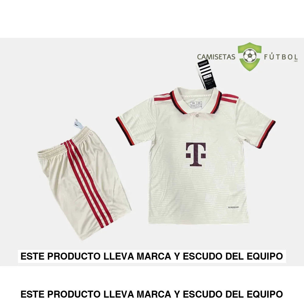 Equipación Bayern Munich 24-25 3ª Niño Parche Especial