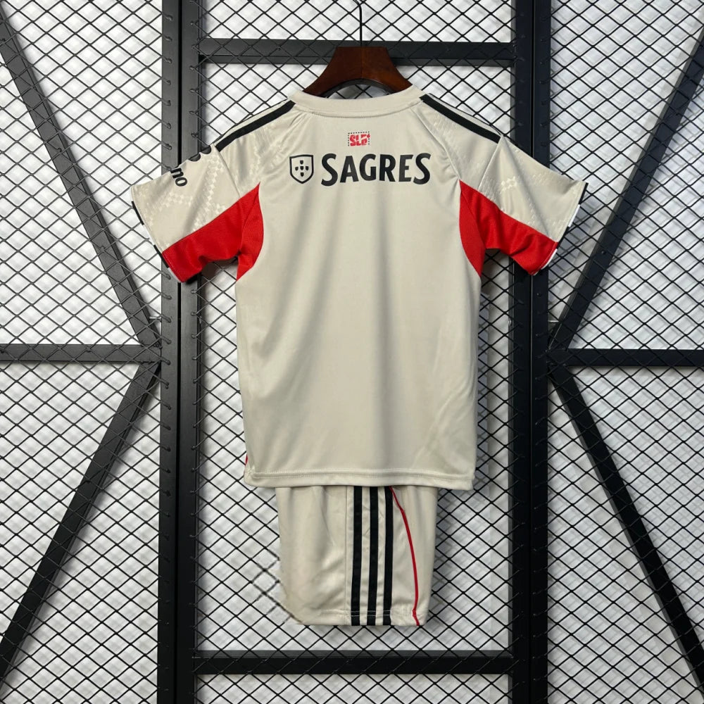 Equipación Benfica 25-26 Visitante Beige Niño Equipación Niño