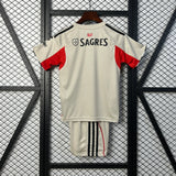 Equipación Benfica 25-26 Visitante Beige Niño Equipación Niño