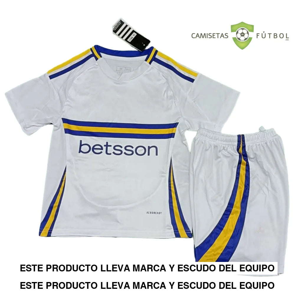 Equipación Boca Juniors 24-25 Visitante Niño Personalizado