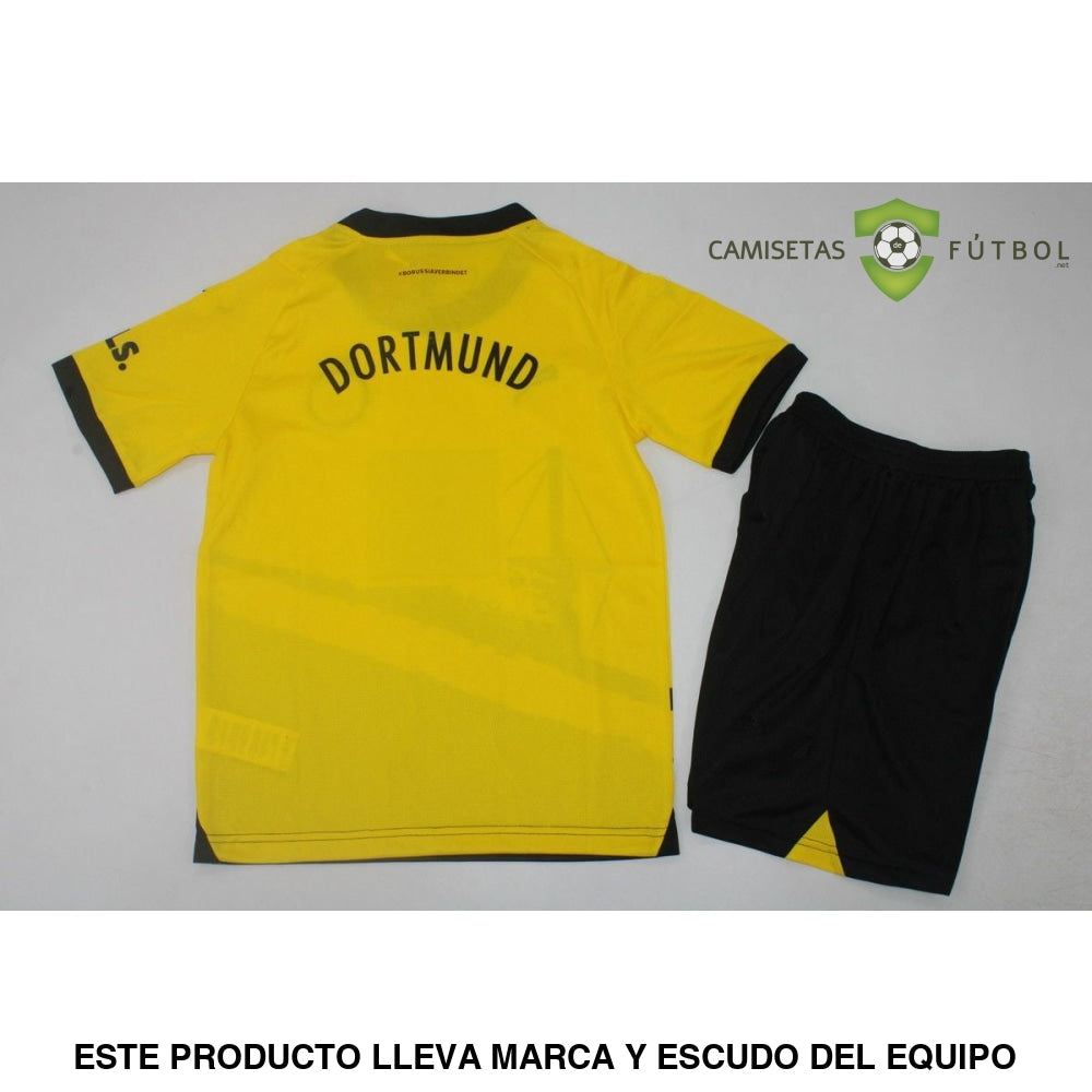 Kit Infantil Borussia Dortmund 23-24 Local Personalizado