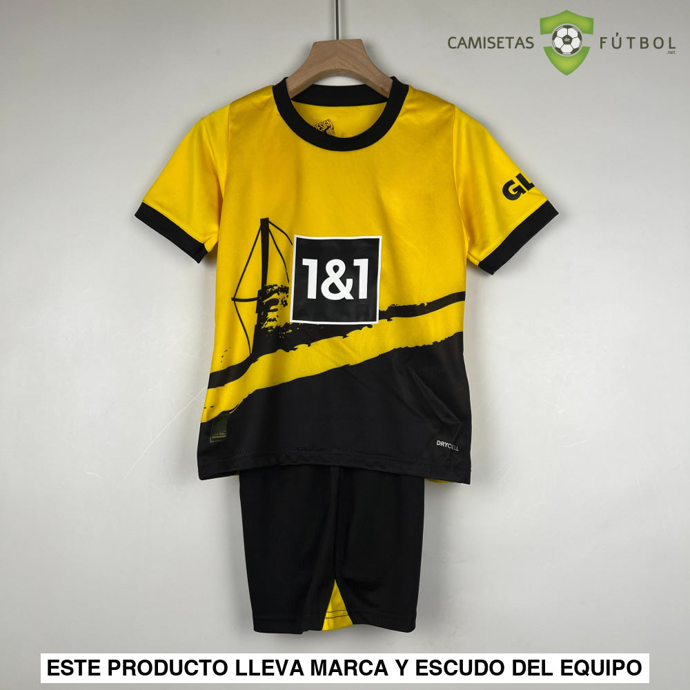 Equipación Borussia Dortmund 23-24 Local Niño Personalizado