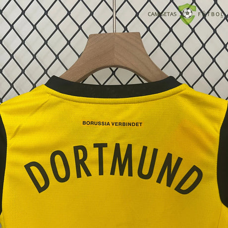 Equipación Borussia Dortmund 24-25 Local Niño Personalizado