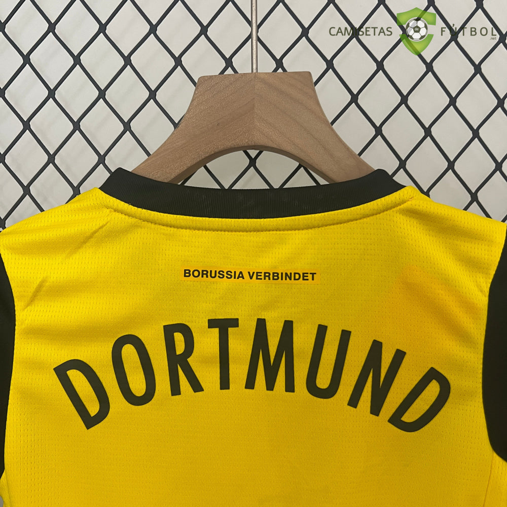 Equipación Borussia Dortmund 24-25 Local Niño Personalizado