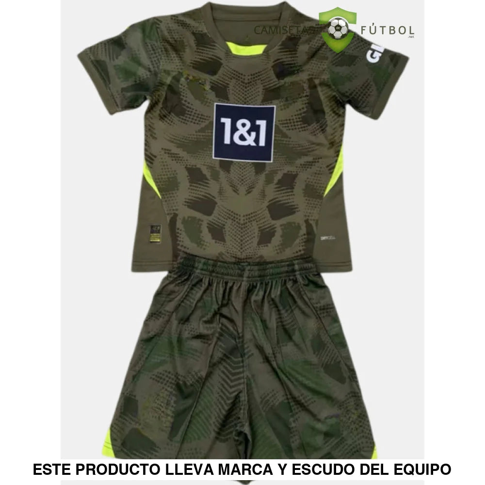 Equipación Borussia Dortmund 24-25 Portero Verde Niño Personalizado