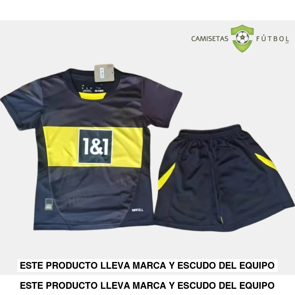 Equipación Borussia Dortmund 24-25 Visitante Niño Personalizado