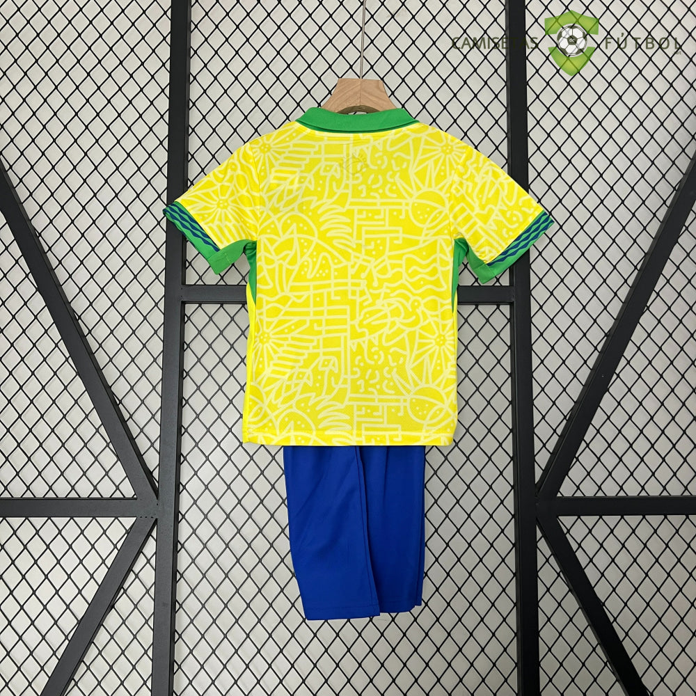 Equipación Brasil 24-25 Local Niño Personalizado