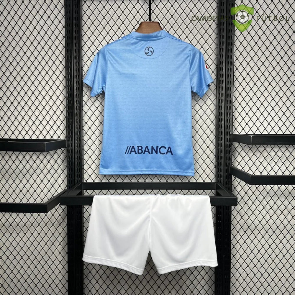 Equipación Celta De Vigo 24-25 Local Niño Personalizado