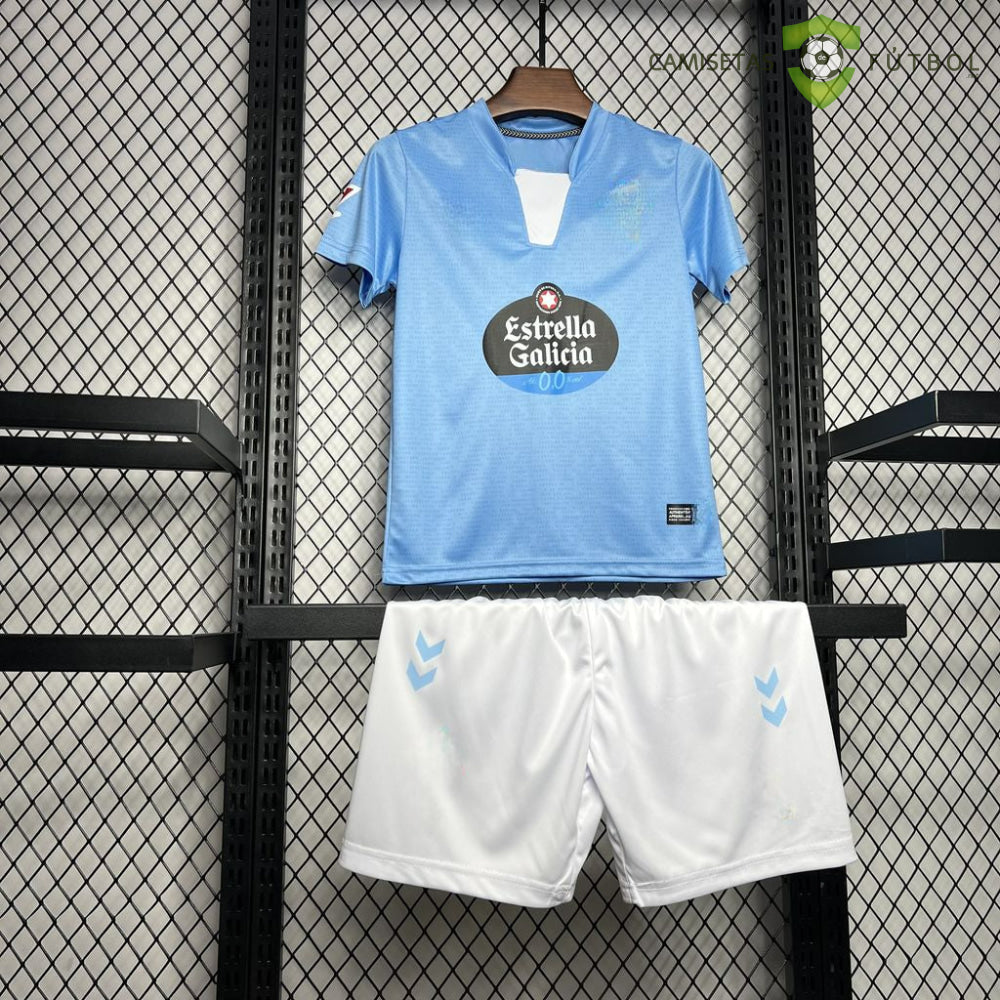 Equipación Celta De Vigo 24-25 Local Niño Personalizado