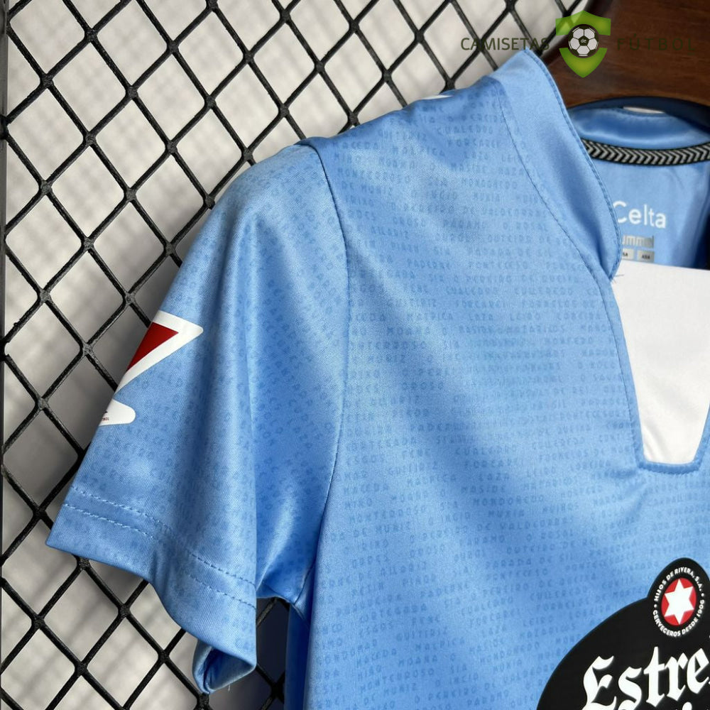 Equipación Celta De Vigo 24-25 Local Niño Personalizado