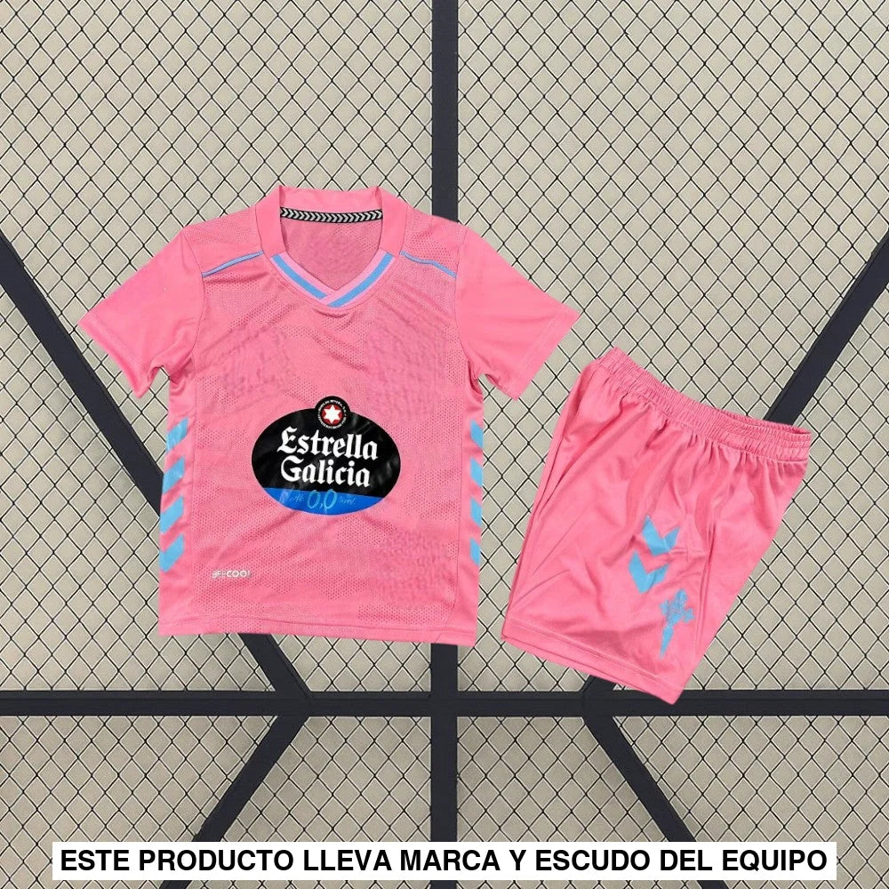 Equipación Celta de Vigo 25 26 3ª Equipación Niño Equipación Niño