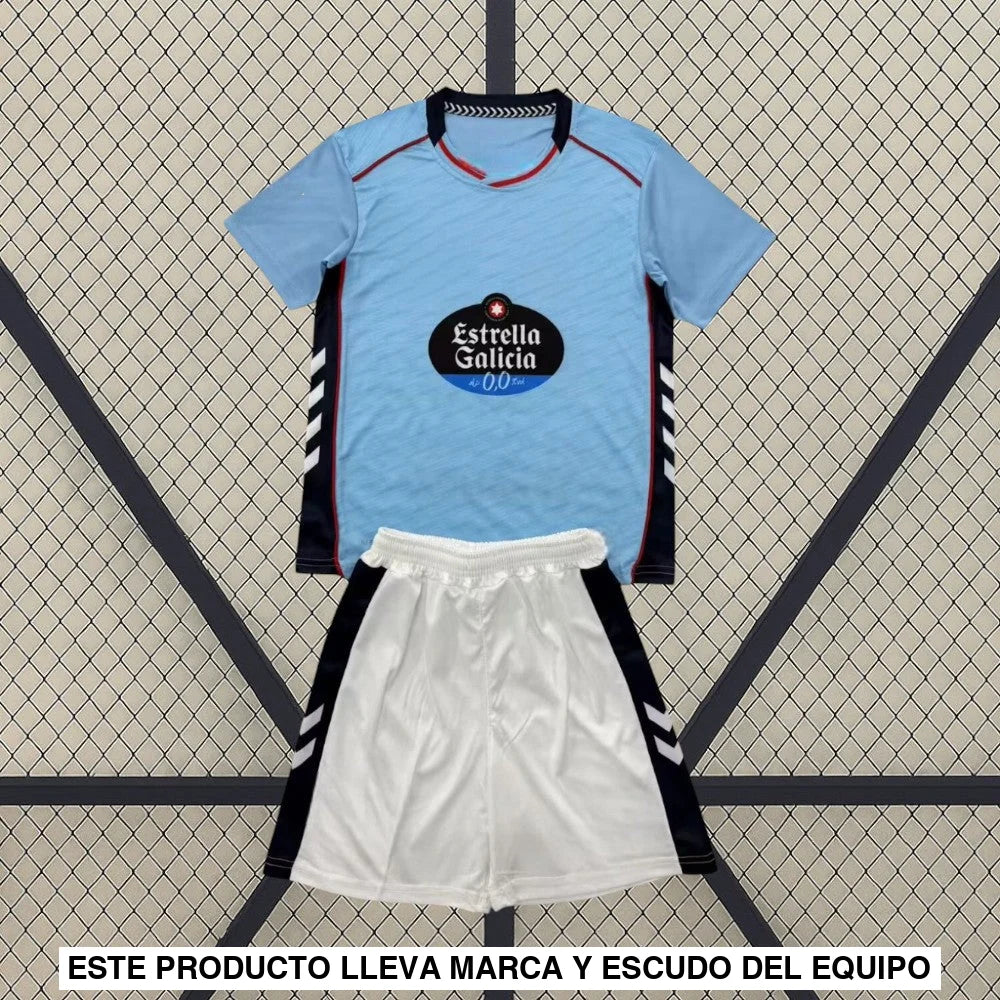 Equipación Celta de Vigo 25 26 Local Niño Equipación Niño