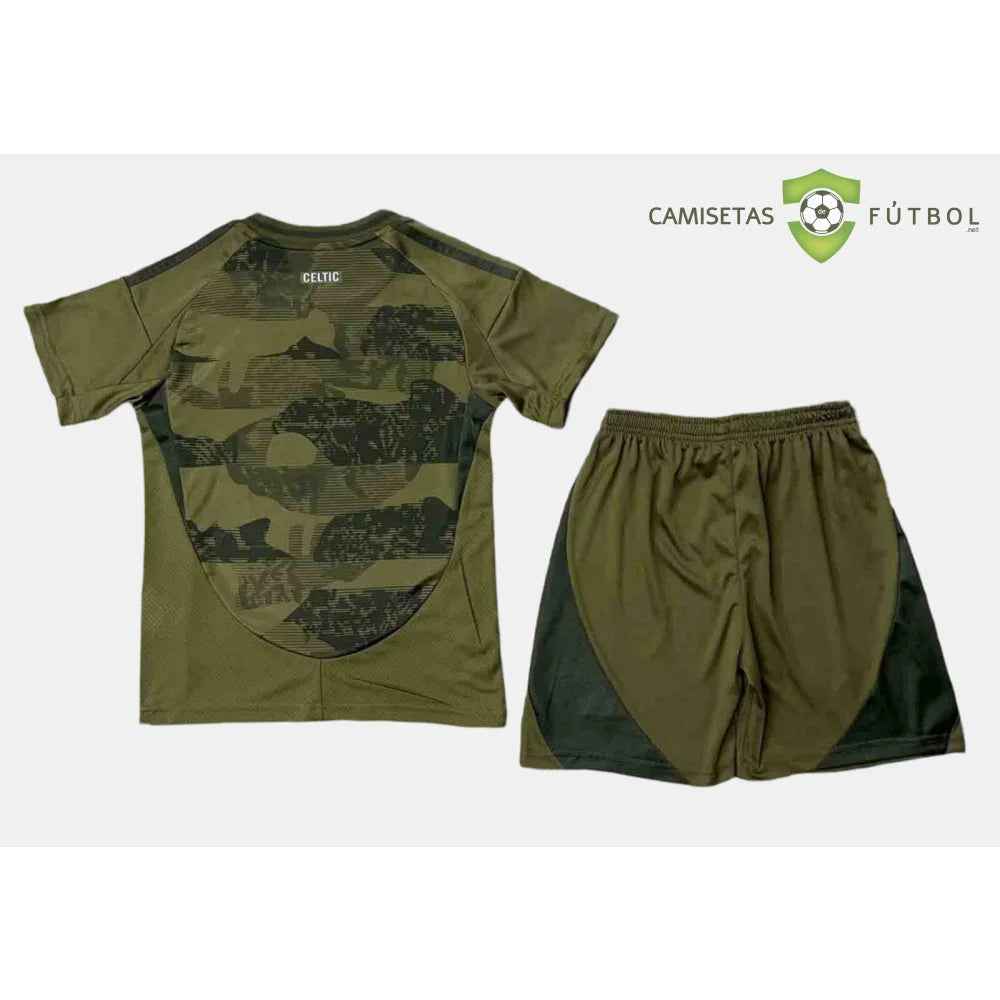 Equipación Celtic 24-25 3ª Niño Parche Especial