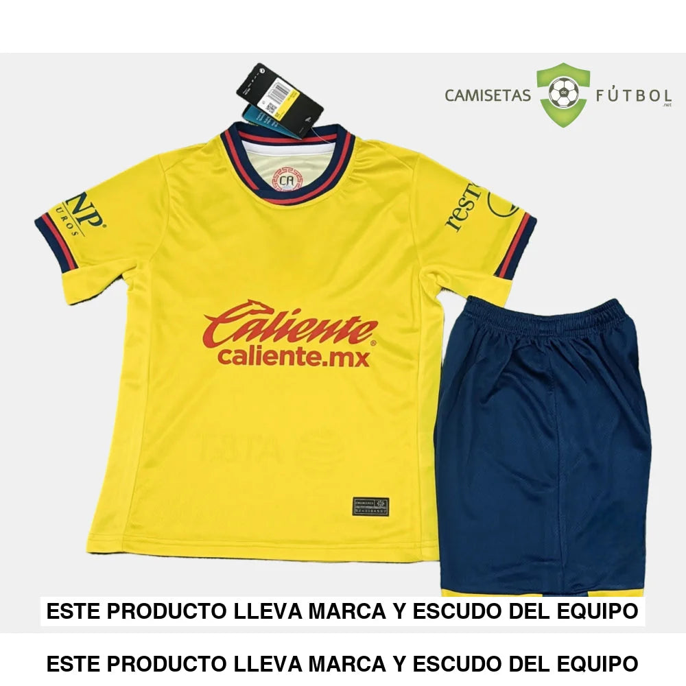 Equipación Club America 24-25 Local Niño Personalizado