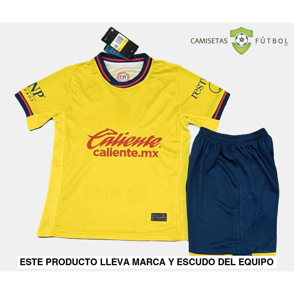 Equipación Club America 24-25 Local Niño Personalizado