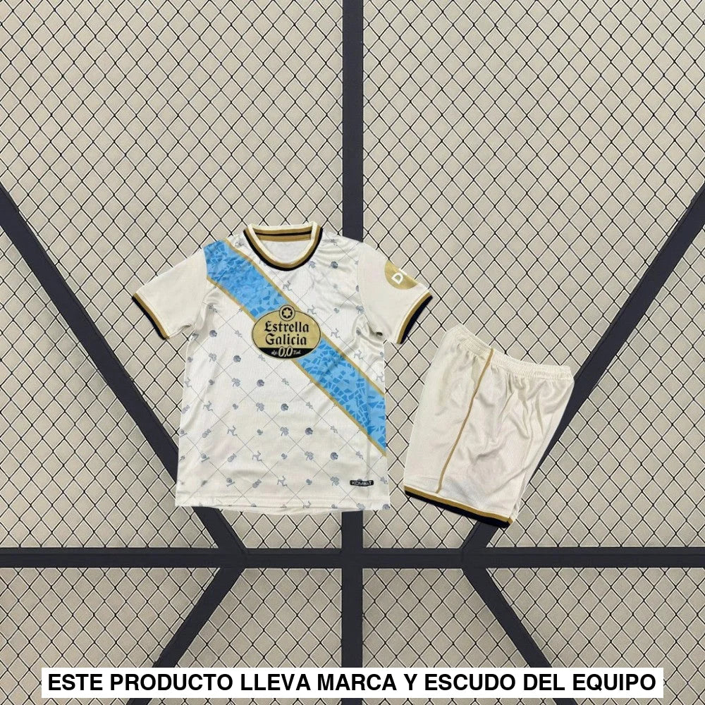 Equipación Deportivo La Coruña 25-26 3ª Equipación Niño Equipación Niño