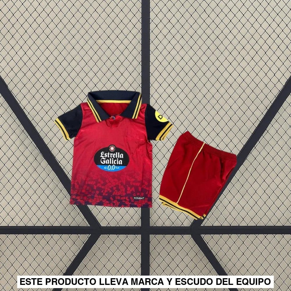 Equipación Deportivo La Coruña 25-26 Visitante Niño Equipación Niño