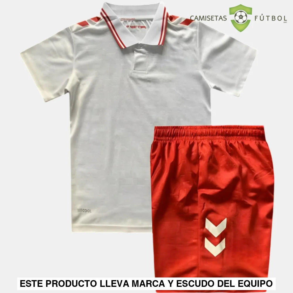 Equipación Dinamarca 24-25 Visitante Niño Personalizado