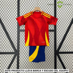 Equipación España 24-25 Local Uefa Euro 2024 Niño Personalizado