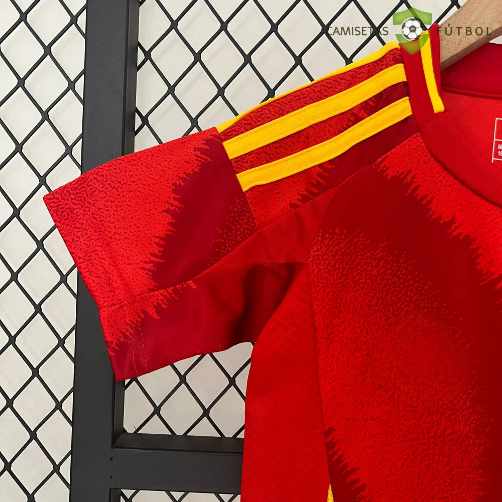 Equipación España 24-25 Local Uefa Euro 2024 Niño Personalizado