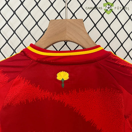 Equipación España 24-25 Local Uefa Euro 2024 Niño Personalizado