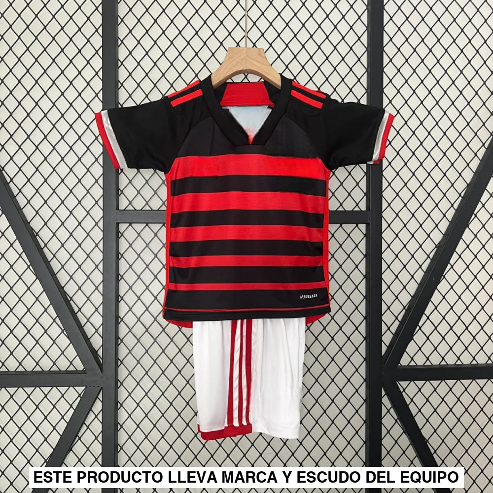 Equipación Flamengo 24-25 Local Niño Equipación Niño