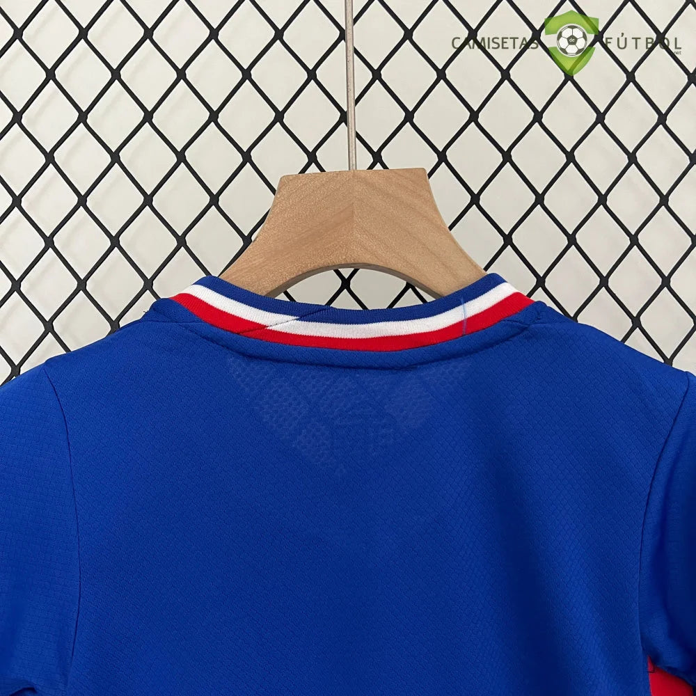 Equipación Francia 24 - 25 Local Uefa Euro 2024 Niño Personalizado