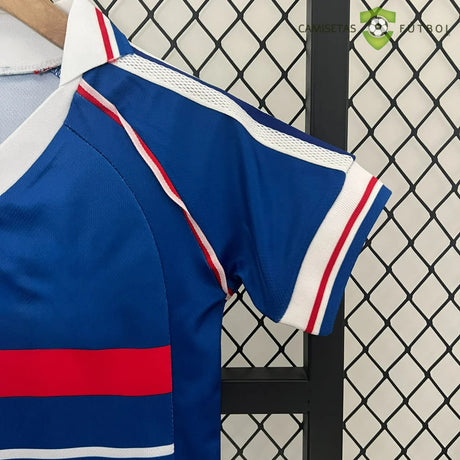 Equipación Francia 98 - 99 Local Niño (Versión Retro) Personalizado