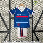 Equipación Francia 98 - 99 Local Niño (Versión Retro) Personalizado