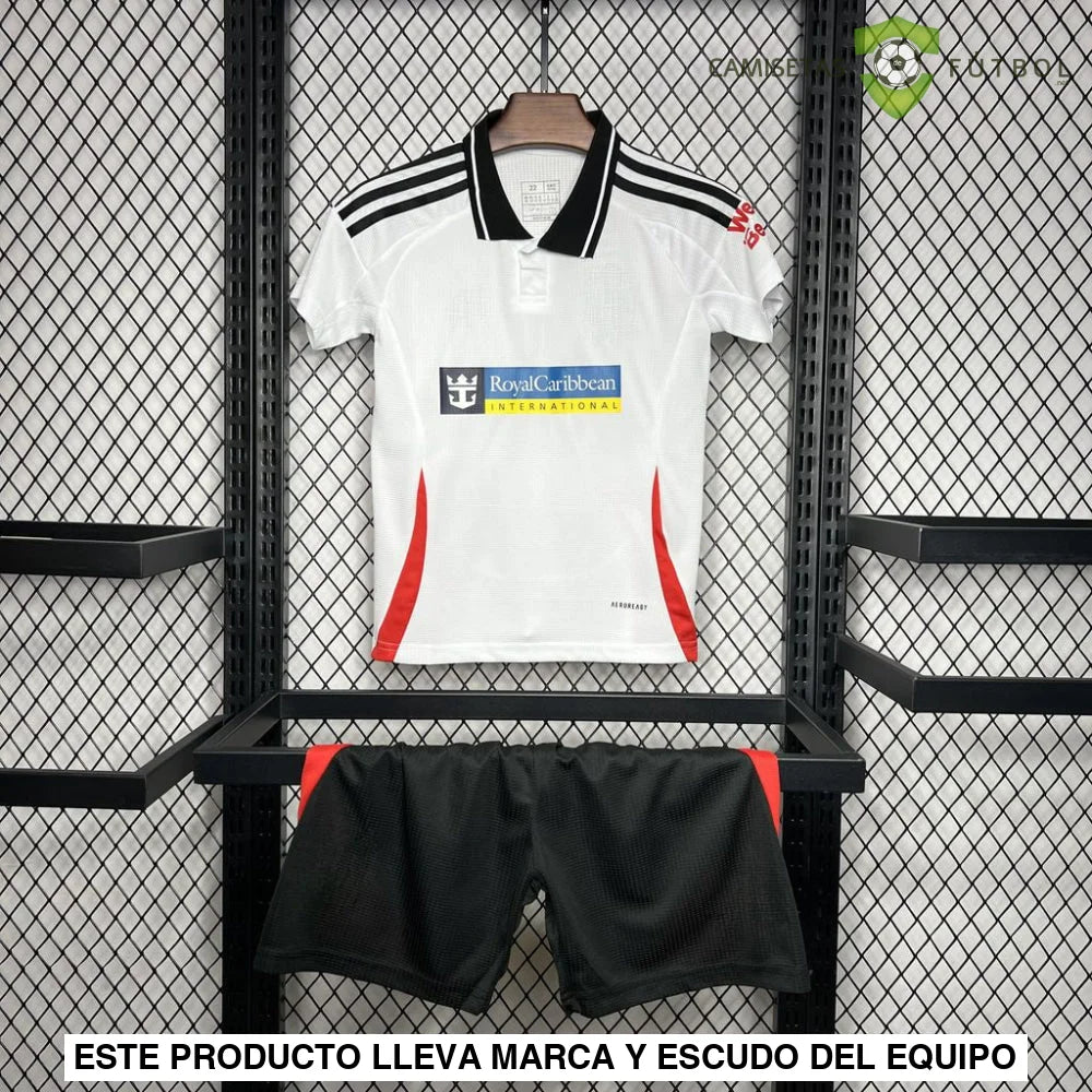 Equipación Fulham 24-25 Local Niño Personalizado