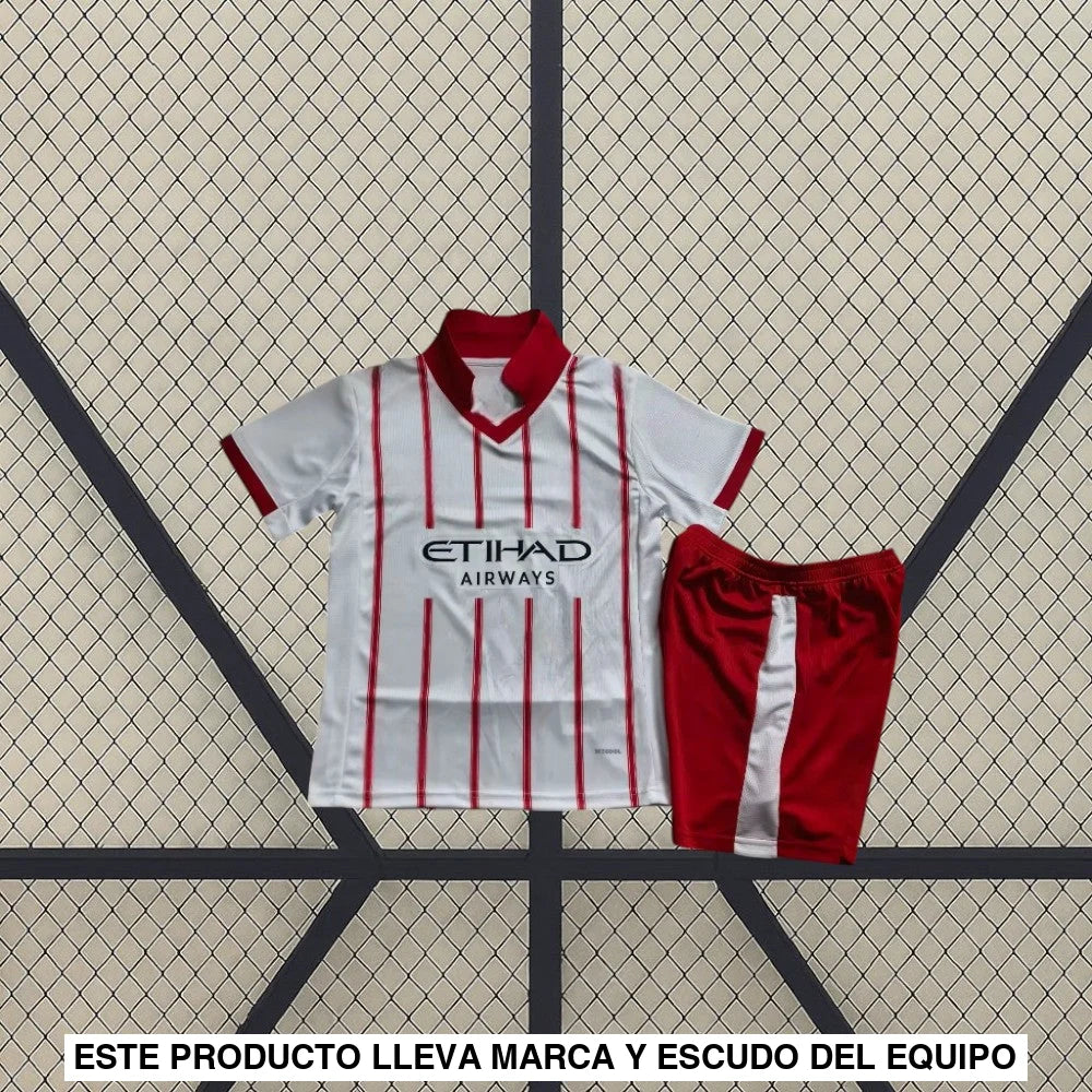 Equipación Girona 25-26 Local Niño Equipación Niño