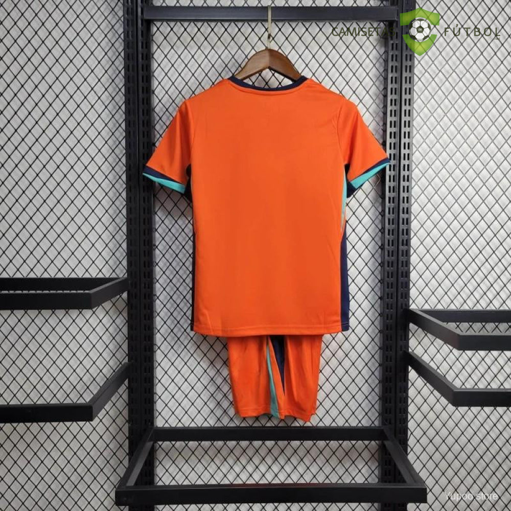 Equipación Holanda 24-25 Local Uefa Euro 2024 Niño Personalizado