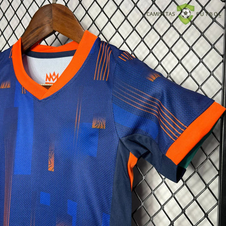 Equipación Holanda 24-25 Visitante Uefa Euro 2024 Niño Personalizado