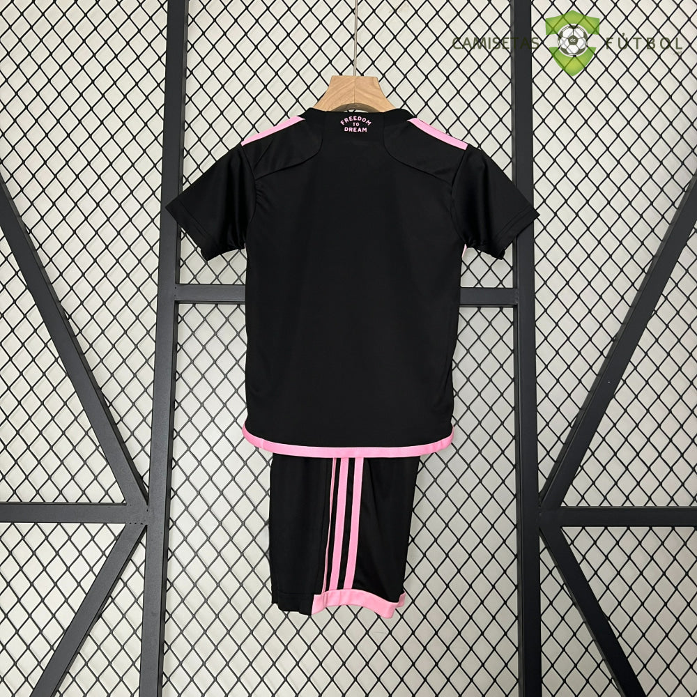 Equipación Inter Miami 24 - 25 Visitante Niño Parche Especial