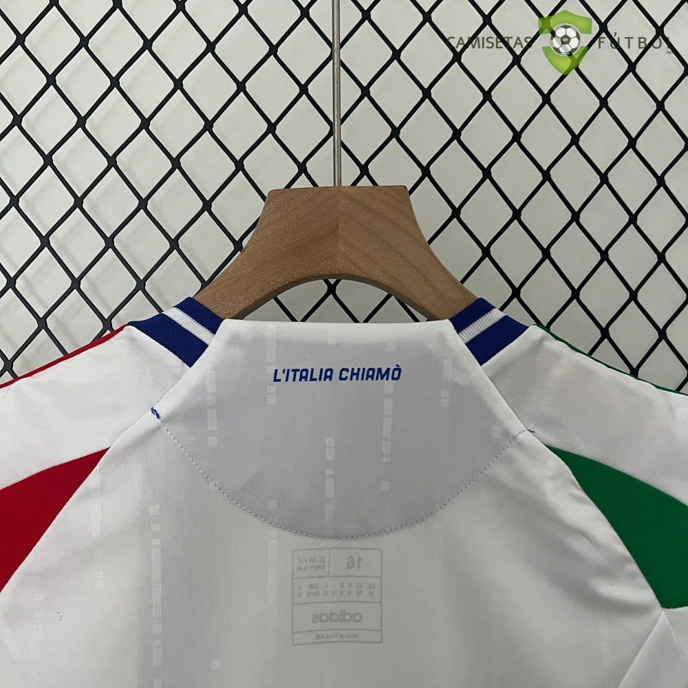 Equipación Italia 24-25 Visitante Uefa Euro 2024 Niño Personalizado