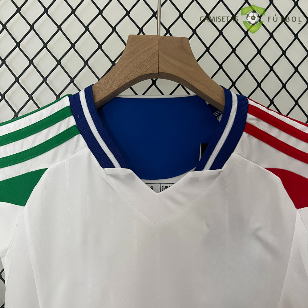 Equipación Italia 24-25 Visitante Uefa Euro 2024 Niño Personalizado