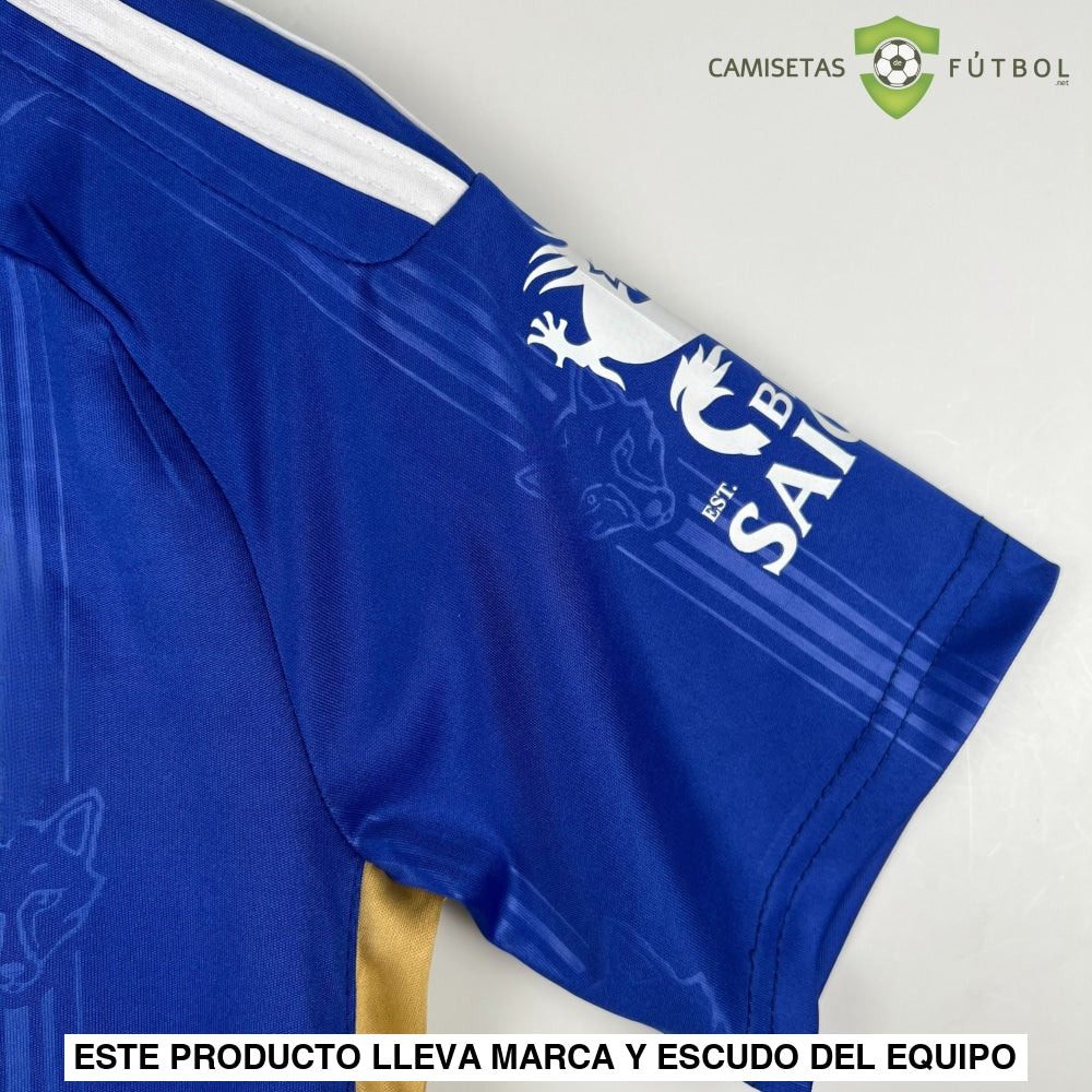 Kit Infantil Leicester City 23-24 Local Personalizado