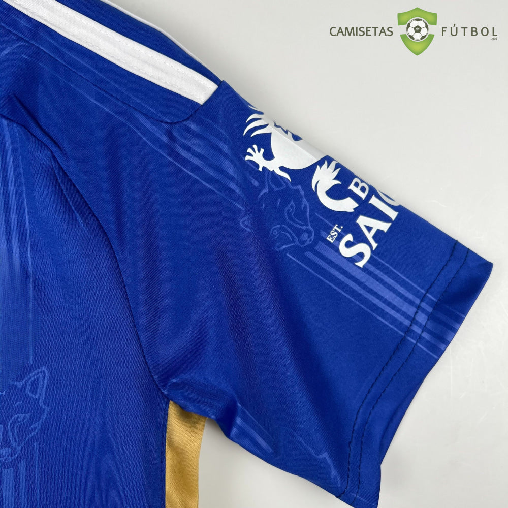 Kit Infantil Leicester City 23-24 Local Personalizado
