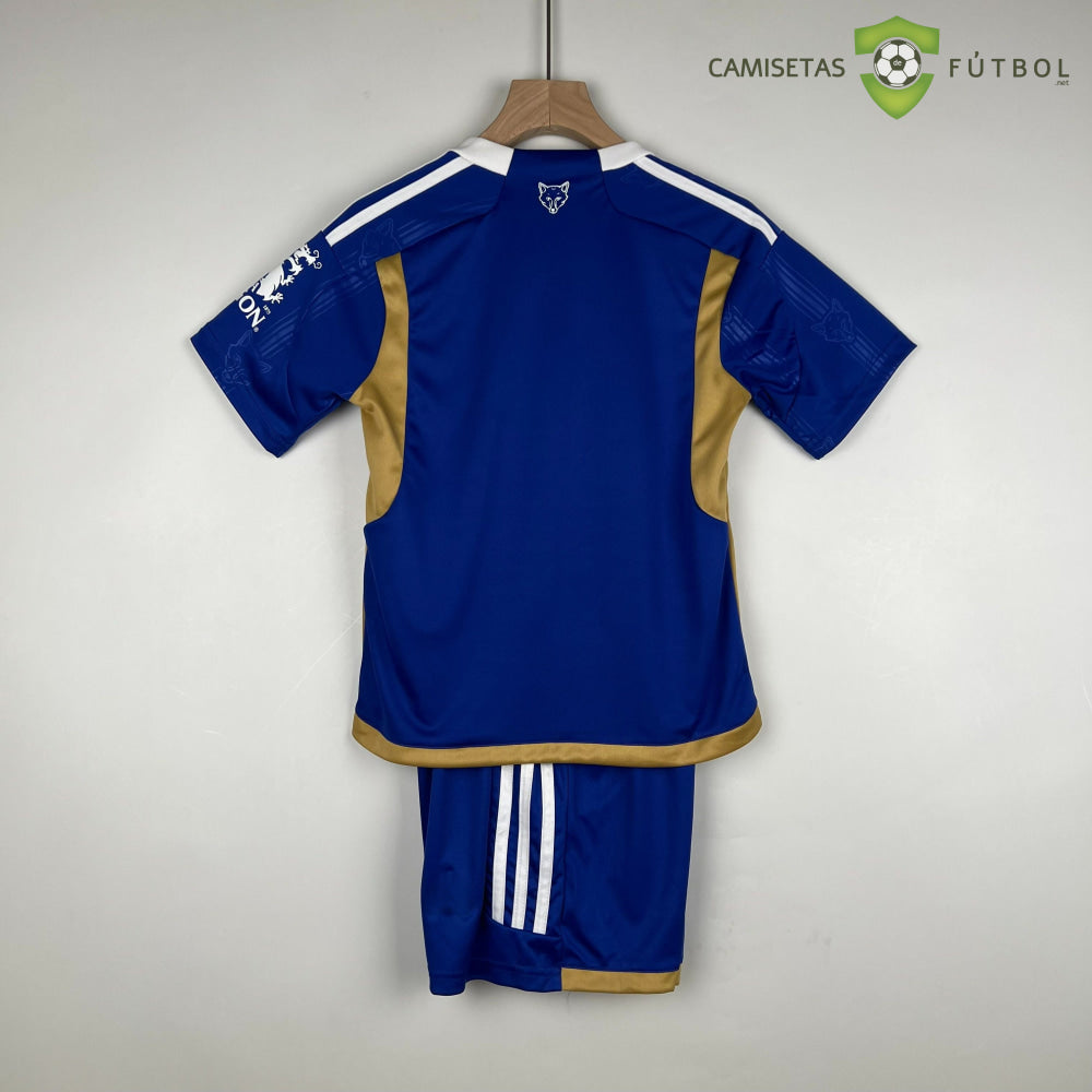 Kit Infantil Leicester City 23-24 Local Personalizado