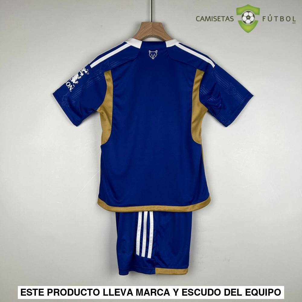 Kit Infantil Leicester City 23-24 Local Personalizado