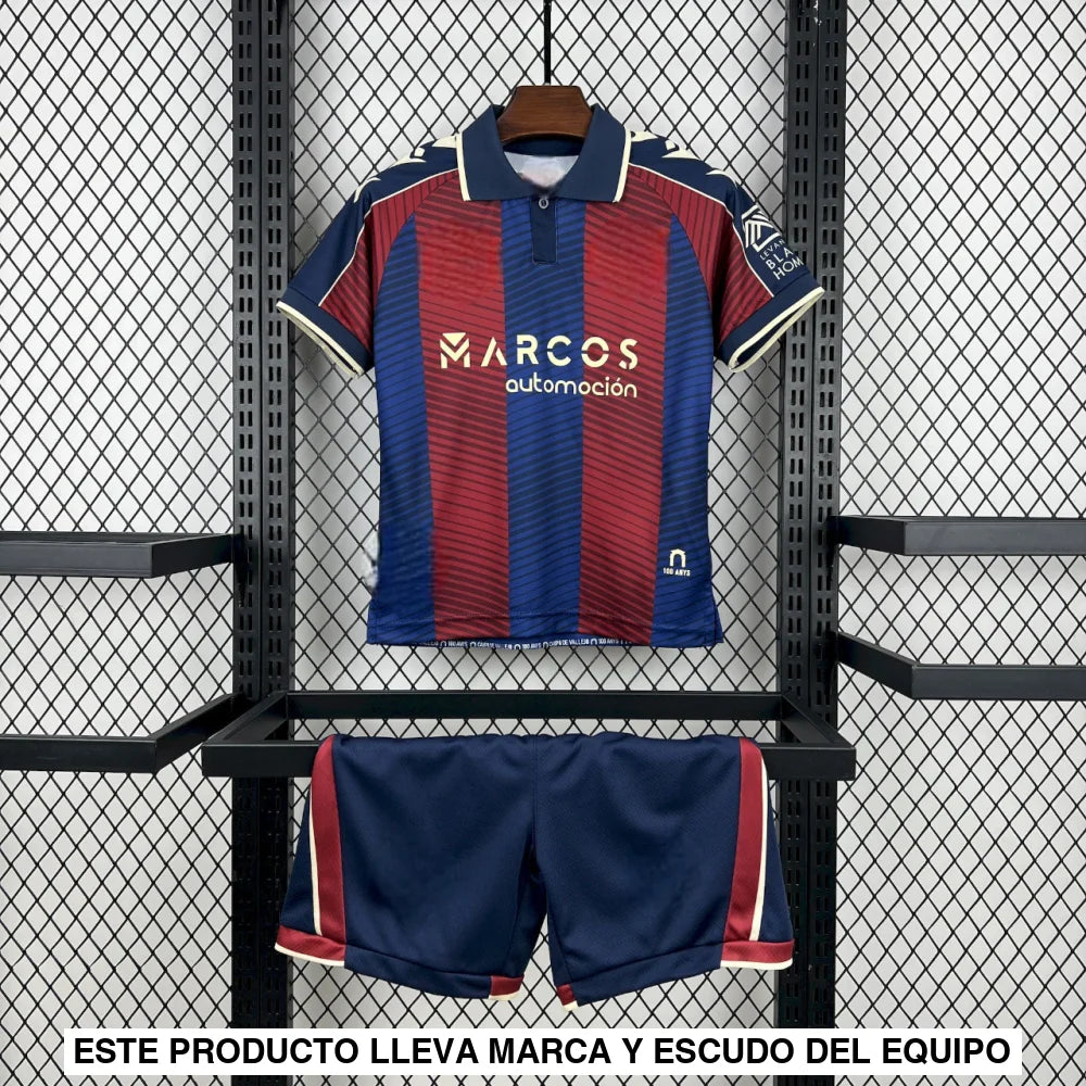 Equipación Levante UD 25-26 Local Niño Equipación Niño