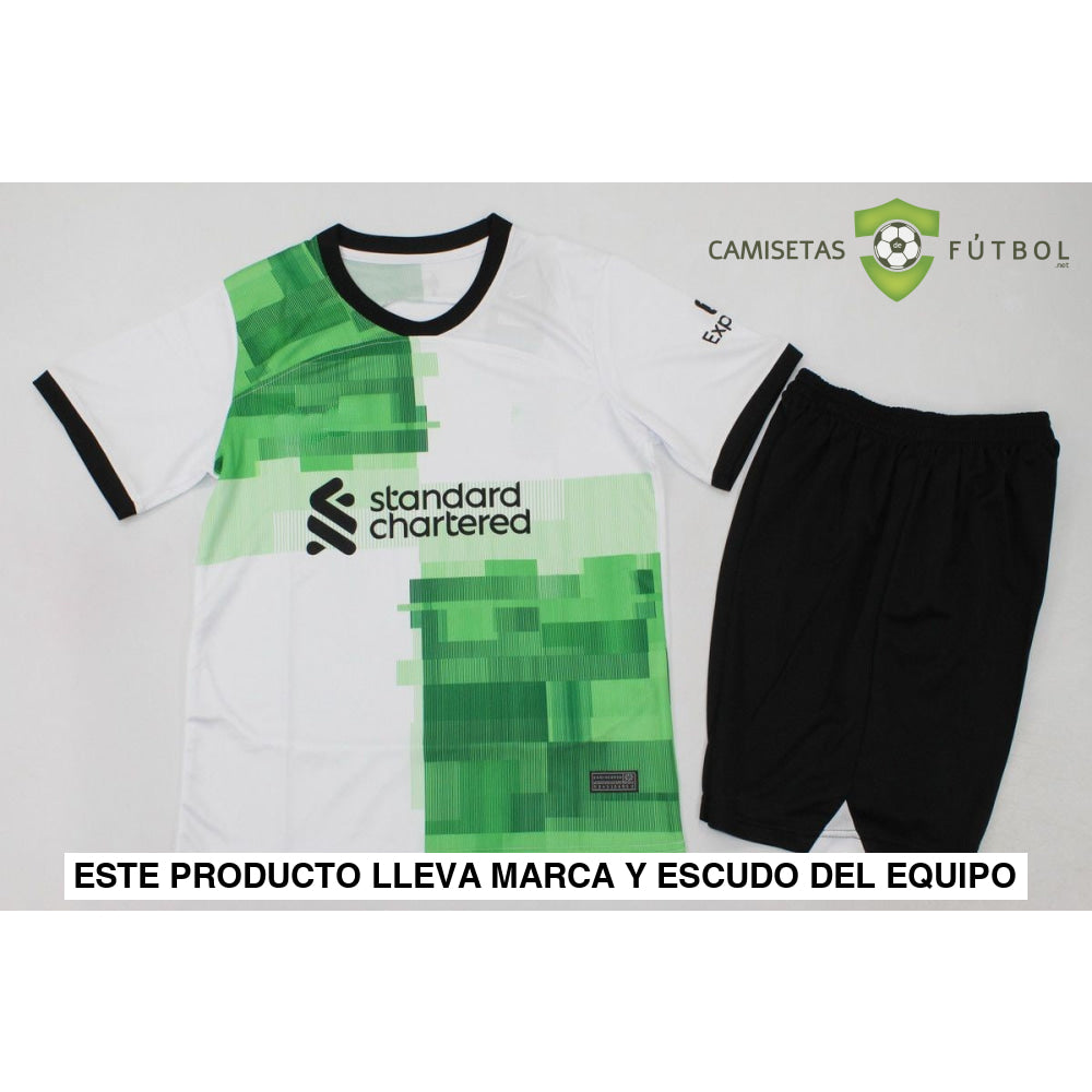 Kit Infantil Liverpool 23-24 Visitante Parche Especial