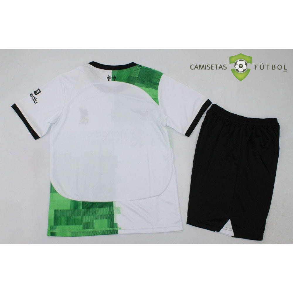 Kit Infantil Liverpool 23-24 Visitante Parche Especial