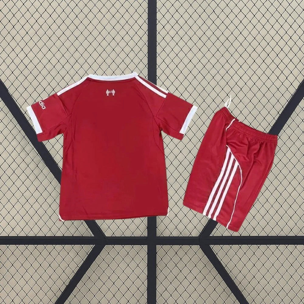 Equipación Liverpool 25 26 Local Niño Equipación Niño
