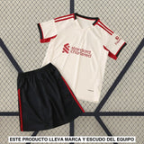 Equipación Liverpool 25 26 Visitante Niño Equipación Niño