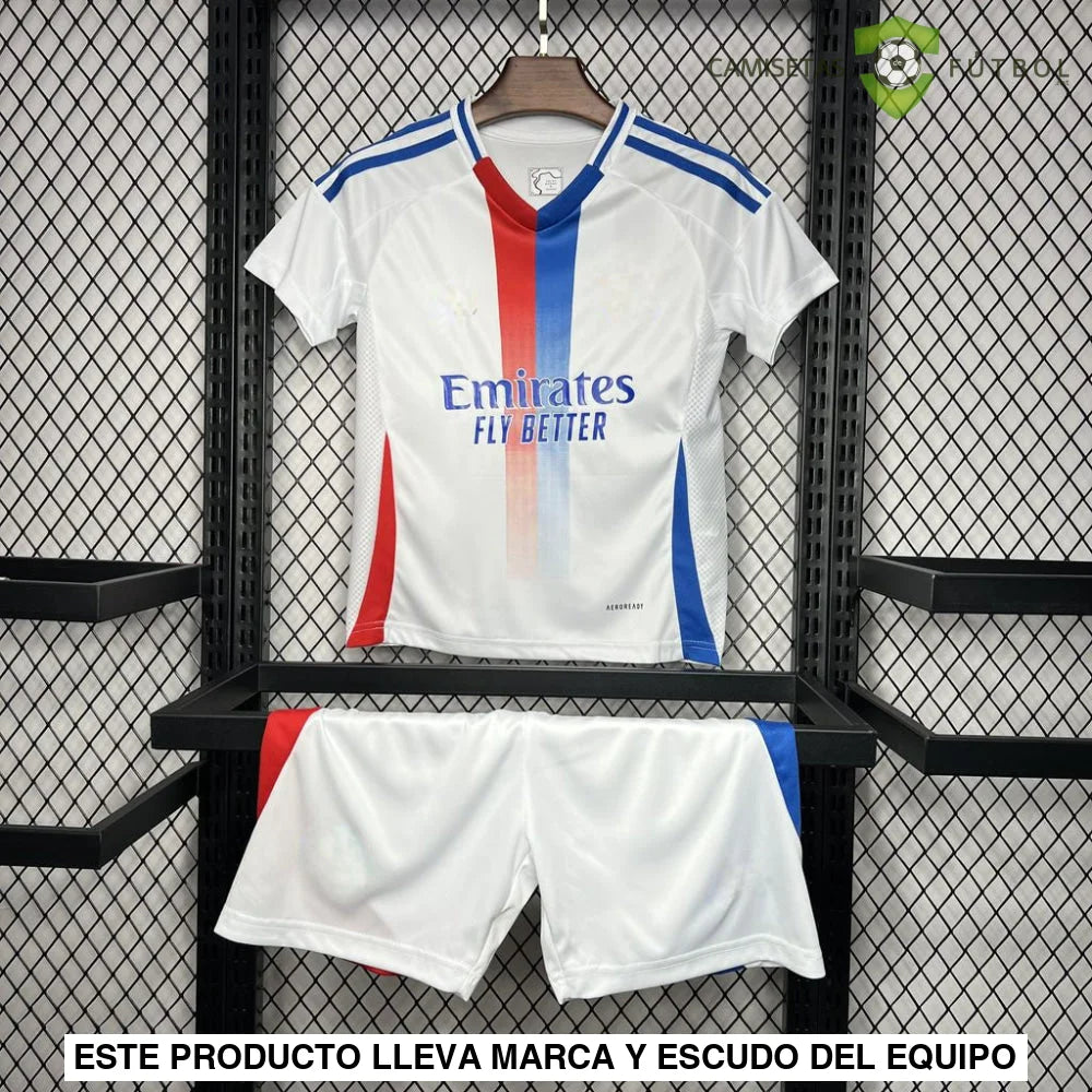 Equipación Lyon 24-25 Local Niño Personalizado