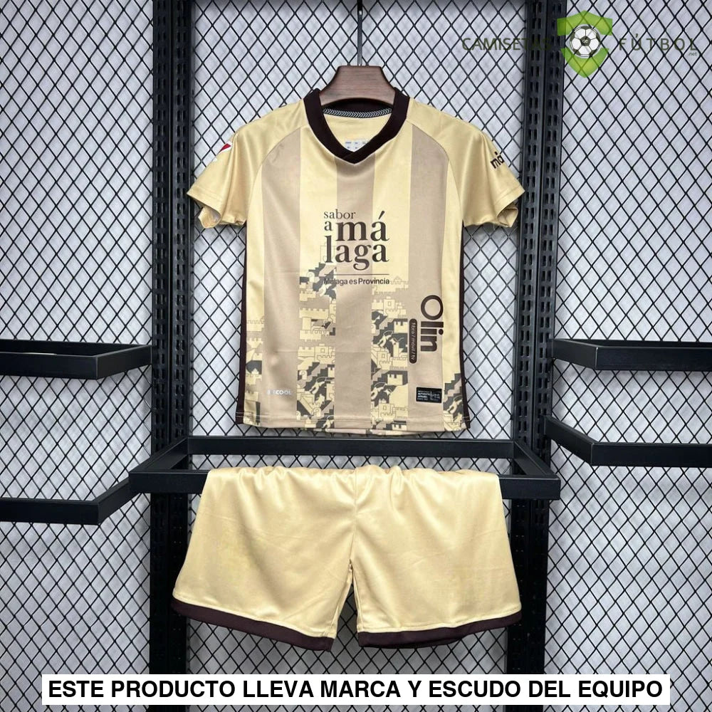 Equipación Malaga 24-25 3ª Niño Personalizado