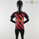 Kit Infantil Manchester City 22-23 Visitante Personalizado