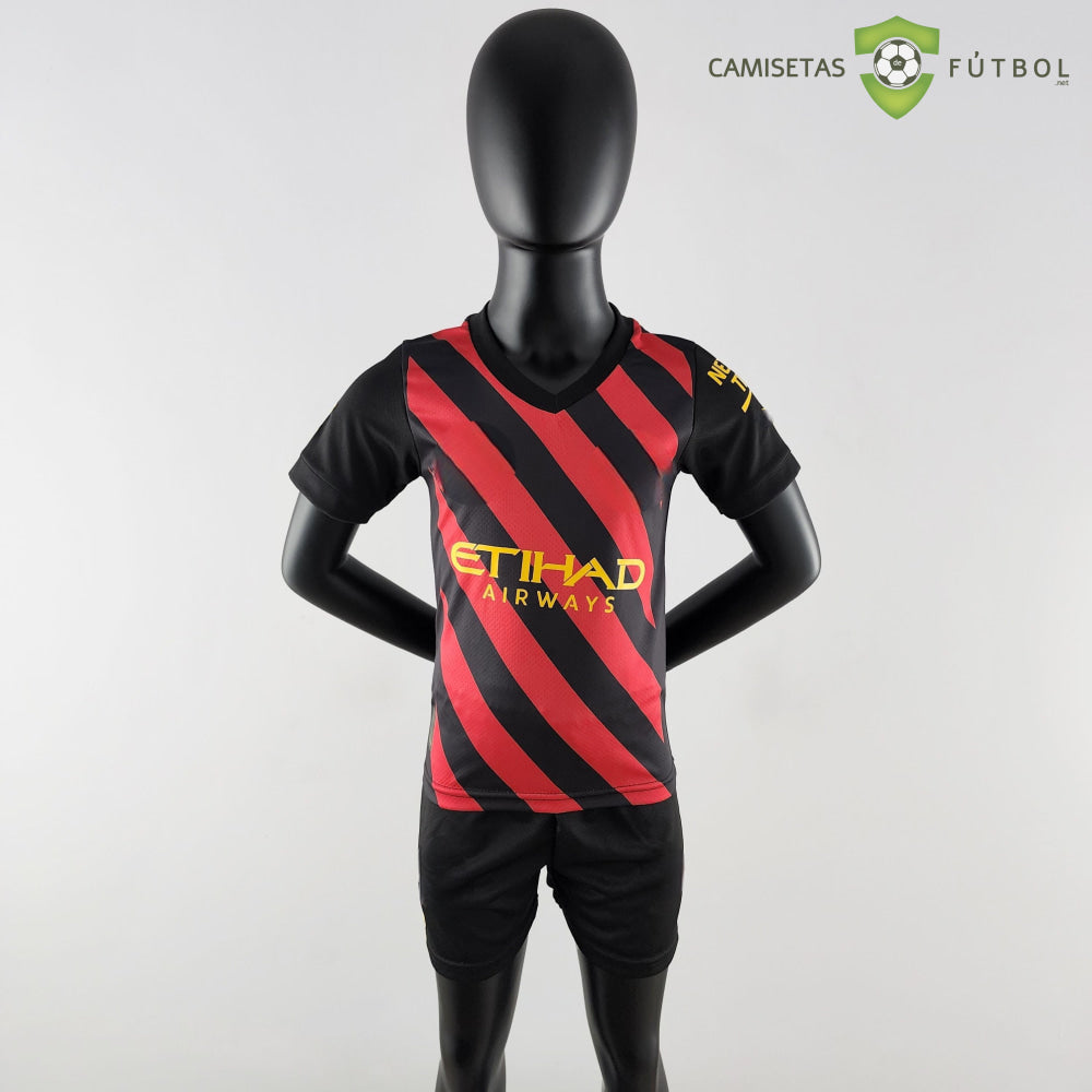 Kit Infantil Manchester City 22-23 Visitante Personalizado