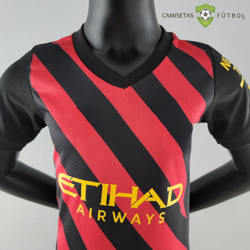 Kit Infantil Manchester City 22-23 Visitante Personalizado